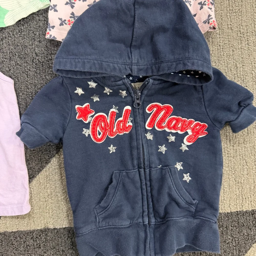 Lot of 4 Baby Girl Old Navy children’s place Zip-Up Hoodie 18-24 Months Bundle